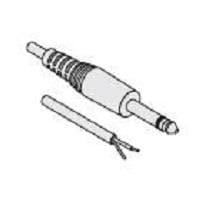 Kobiconn 172-0110 ສາຍສຽງ GRAY 1/4 MONO PL/S&T