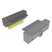 Samtec FFMD-10-T-20.00-01-N Flat Ribbon .050" Tiger Eye IDC Ribbon Cable Assemblies, Terminal/Socket