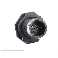 Eaton Souriau-Sunbank UTGX712E10PW ຮອບຮອງ Jam nut receptacle, ບໍ່ມີ backshell, ມີ 10 ຕິດຕໍ່ຊ່ອງຊອດຜູ້ຊາຍ, IP68/69K ໃນສະພາບບໍ່ໄດ້ຕ້ອງການ, keying W