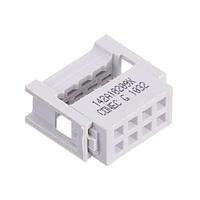 Amphenol CONEC 142A10209X ປຸ່ມສໍເກດ 10P SOCKET OPEN NO STRAIN RELIEF