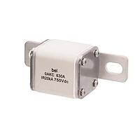 Bel Fuse 0AKCBK630-BA ຟິວຟວດພະລັງງານລົດພະຍາຍາມໄຟຟ້າ 750V - ຟິວຟວດທີ່ມີອັດຕາການຮັບຜິດຊອບ 750V ສໍາລັບການນໍາໃຊ້ EV & HEV, 630A, ຕິດຕັ້ງດ້ວຍການຍືດດ້ວຍໃບມຸ່ງອອກ