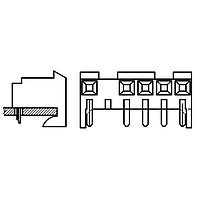 Molex 09-48-4041 ການປະຊຸມ PCB KK 156 PCB ດ້ານລຸ່ມ 4Ckt ມີລົງ Ramp
