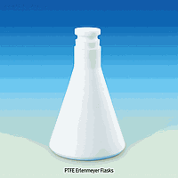 SciLab SL.Fla4001 ຂວດ Erlenmeyer, PTFE, 50㎖ , Φ52×h103mm , ຄໍ id-27mm