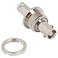Amphenol RF APH-HD-ISO-1023 ຕົວແປ RF - ລະຫວ່າງຊຸດ Panel HD-BNC Jack ໄປຫາ 1.0/2.3 JK ປົກກະຕິ