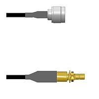 Amphenol Custom Cable Q-2N03Q0008018i ສາຍສະບັບ RF N-SP/SMB-SJB RG58 18I