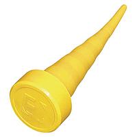 Essentra Components HSPMEDIUM ອຸປະກອນຕໍ່ທ່ອງແລະເຄື່ອງສົມບັດ ປະກອບການບໍລິການທ່ອງສາຍກາງ: ປຸ່ມຍາງເຫຼືອງ