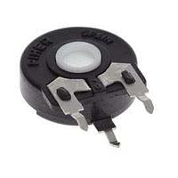 Amphenol Piher PT15NH06-103A0505 Single Turn 15 mm carbon one-turn potentiometer, shaftless,  side adjustment, resistive value 10K Ohm, linear taper, +/-5% tolerance, 0,25W, bulk,-25 C to +70 C