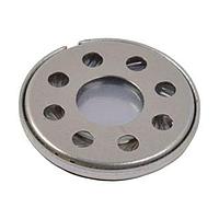 Same Sky (formerly CUI Devices) CDM-16008 ລະບົບລະດັບສຽງອິເລັກໂຕຣແມກເນຕິກ, ຮູບກົງ 16 mm, ລຶບລຶບ 3.2 mm, ມາຍລາ, Nd-Fe-B, 400 mW, 8 ໂອມ, 800 Hz, ພາດສອດເລີດ