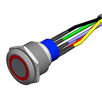 Dailywell MPB22-A0F10E-312-T1Q ປຸ່ມກົດສະຫນອງ 22mm ປຸ່ມກົດສະຫນອງເຫຼັ້ມເຫຼັ້ມສະຫນອງ