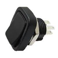 Shin Chin R13-213B-03-BB ສະລັບສະຕິກ Rocker DPDT ON-ON ສີດຳ