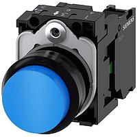 SIEMENS A6X30141565 ປ່ອງສະຫນັບສະຫນູນມາດຕະຖານ ປຸ່ມກົດ. ສີຟ້າ