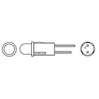 Dialight 558-6003-001F ອິນດິເຄດເອັດ SNAP-IN PANEL IND. ສີຟ້າ