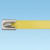 Panduit MLTFC4H-LP316YL ສາຍຜັນເຫຼັ້ມ Metal Ties MLT Tie 316 SS FullyCoatd HVY 14.3