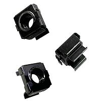 Orion Fans OCN-M6 ກະບອງກະທົບສແນບ-ອິນ Cage Nuts (M6 Thread), ຮ່ອງສີ່ແຂນ, ສີດຳ Zinc