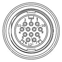 CONXALL W4280-12PG-300 ຕົວເຊື່ອມ MU WR PNL 12 #20 PIN CRIMP