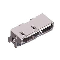 Amphenol Commercial Products GSB343T33HR ຂໍ້ຕໍ່ Micro USB ປະເພດ B USB3.0, MICRO B, ຮັບສະຫນອງ, ມຸມຂວາ, ສູງສຸດ SMT, ປົກກັນ DIP