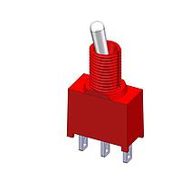 Mountain Switch 108-1AS1T2184-EVX ສະຫນັບສະຫນູນ Toggle Switches SPDT ON-ON SOLDER