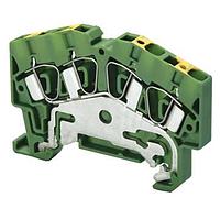 Altech AGT4/4 ບລັອກຕໍ່ສາຍບົດບັນທຶກ DIN Rail ANGULAR GRND EARTH SPRNG CLMP 42X61.5mm