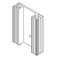 Apex Microtechnology HS27 ຮີດຊິນກ໌ Heat Sinks Heatsink, PSIP