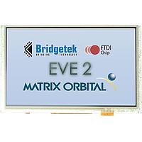 Matrix Orbital EVE2-50A-BLM-TPN ໂມດູນຈອກສະແດງ TFT LCD 5 ຢູ່ໃນ TFT LCD 800x480 480 Nits