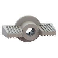 Essentra Components 0625020DECOWN ກຸມປຸ່ມ Wing Nut Deco Wing Nut, 1/4-20 Thread, 17/32 Height