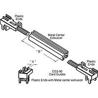 Vector CG3-80E ຄລິບ ESD 1101.10 80MM ການນຳທາງບັດ, ຊຸດ/2 ພ້ອມກັບຄລິບ ESD
