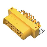 Amphenol Positronic GFSH89F4B ຕົວເຊື່ອມຕໍ່ພະລັງງານຄວາມຫນາບຜົນປະສົບປະສານ, 8 ຂະໜາດ 16 ແລະ 9 ຂະໜາດ 22 ຕິດຕໍ່, ປະຕູປະຕິບັດ (ຍິງ), ມຸມຂວາ ບົດບັນທຶກດ້ວຍການບົດບັນທຶກ