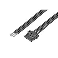 Molex 219657-2031 ສາຍສະແຕກພິໂຄ-ລອກ F-S OTS Cbl Assy SR 100mm Au 3Ckts Blk