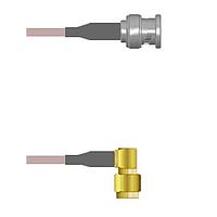 Amphenol Custom Cable Q-0M038000H012i ສາຍສັ້ນ RF BNC-SP/SMA-RP G142 12I
