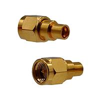 Johnson / Cinch Connectivity Solutions 134-1019-441 ຕົວແປ RF - ລະຫວ່າງຊຸດ SMA Plug ເປັນ SMP Plug Adapter ທອງ