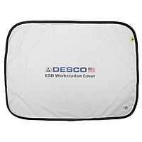 Desco 41402 ປົກຄຸມສະຖານີງານ ESD ESD, 48" x 48" ສີຂາວ 9%