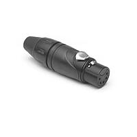 Amphenol Audio AX5FB-AU BULK ຕົວເຊື່ອມສາຍ MTL SH 5 FEM BLK ສິ້ນສຸດ GLD PLTD