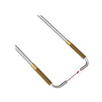 Banner Engineering ITA23S ເຊັນເຊີໃຍແກ້ວນໍາແສງ ໂໝດກົງກັນຂ້າມ ເສັ້ນໃຍແກ້ວແຕ່ລະເສັ້ນ ຍາວ 36; ມັດເສັ້ນຜ່າສູນກາງ 0.125; ເປືອກສະແຕນເລດ; ປາຍເຊັນເຊີແບບມີຮູກຽວ ແລະ ມີມຸມ