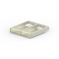 AMP Connectors - TE Connectivity 2287076-2 ກະຕ່າການປະກອບ CFP2 CAGE ASSEMBLY 1X2