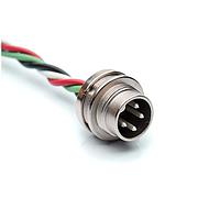 Amphenol Tuchel CA0911G114005 ເສັ້ນສາຍອ່ານສະເຫຼີມ / ເສັ້ນສາຍກະທົບ M16 4 ຕຳແໜ່ງ ປະຕູຜູ້ຊາຍ, 18AWG, UL1569 300V, ຕິດຕັ້ງດ້ານໜ້າ, 0.5 ເມັດ