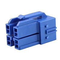 Molex 151049-2401 ຮູງຮັບ Receptacle CP6.5 RECP HSG DR 4CKT POLZ POSLCK ສີຟ້າ