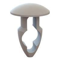 Essentra Components 27KY1250093 ກຸ່ມຕຸກຕາງ Keyhole Rivet, ຮູ .125, ຄວາມຫນາຂອງແຜ່ນ .093