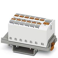 PHOENIX CONTACT 3273626 ບລັອກຕິມເນີລະບົບ DIN Rail PTFIX 10/12X4-NS35 WH