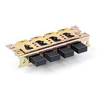 Switchcraft 65081K206X ສະຫຼຸບສະຫຼຸບ Standard Switches DW MULTI-SW ASSEMBLY 8 STATION W/ LOCK