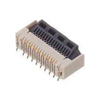 Hirose Electric TF38-16S-0.5SV(830) ປະຕູຮັບສົດຫນ້າປ່ຽນທີ່ຕໍ່ FPC/FFC, ຊ່ອງຫຼີ້ນ 0.5mm / ຄວາມສູງ 5.2mm / 16 ຕຳແໜ່ງ