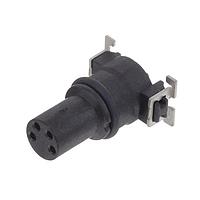 Amphenol LTW M8-04PFFT-EE0001 ຕູ້ເຊື່ອມຕໍ່ມິດຕຣິກຮູບວົງມົນ ຊຸດ M ສະເນຊເຊື່ອມຕໍ່, M8, ລະຫັດ A, ພລາສຕິກ, 3A, 04 ແພັນ, ຕູ້ເຊື່ອມຕໍ່ຜູ້ຍິງ, ຕິດຕໍ່ຜູ້ຍິງ, SMT 180