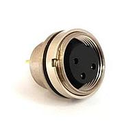 Bulgin PXMBNI16RPF04ASC Straight M16 Series Rear Pnl Mnt Conn