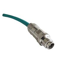 Stewart Connector BM-MAMM015F Cat 6a, Cat 6 M12 X-Code ປຸກຊາຍຜູ້ຊາຍເຂົ້າ M12 X-Code ປຸກຊາຍຜູ້ຊາຍ Cat6a ສາຍສະບັບ TPE ຍາວ 15FT
