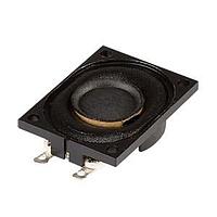 Same Sky (formerly CUI Devices) CMS-272006-18E ລະເບີດລະດັບນ້ອຍ 27mm x 20mm ຮູບສັ້ນສະດວກ, 6.5mm ລຶບລຶບ, ຜ້າ, NdFeB, 1W, 8ohm, 650Hz, ຕາກົງ