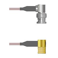Amphenol Custom Cable Q-0F03V000H011i ການປະກອບສາຍ RF BNC-RP/SMB-RP G142 11I