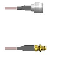 Amphenol Custom Cable Q-2J031000H018i ສາຍສັ້ນ RF N-SP/SMA-SJB G142 18I