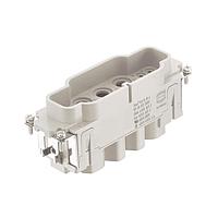 HARTING 09380123002 ຮອດເດີແລະຮູງສາຍສົດ Han K 6/6 ຕິດຕັ້ງຜູ້ຊາຍ crimp (100/16A)