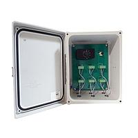 Amphenol Wilcoxon VLT6SM12 ກ່ອງຕໍ່ສາຍ Junction Boxes 6 channel triaxial switchbox, ສ່ອງເຫຼັກບໍ່ຜະລິດສານ, ຕົວເຊື່ອມ M12