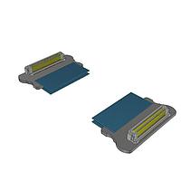 Samtec HLCD-40-12.00-TR-TR-1 ເຄັບເລຂະ Hermaphroditic ຄວາມໄວສູງ Hermaphroditic Cable, 0.50mm Pitch
