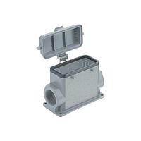 HARTING 19300160267 ກອງຫ້ອງຕິດຕັ້ງພື້ນຜິວ HSG HAN 16B ທາງເຂົ້າ 2 ດ້ານ